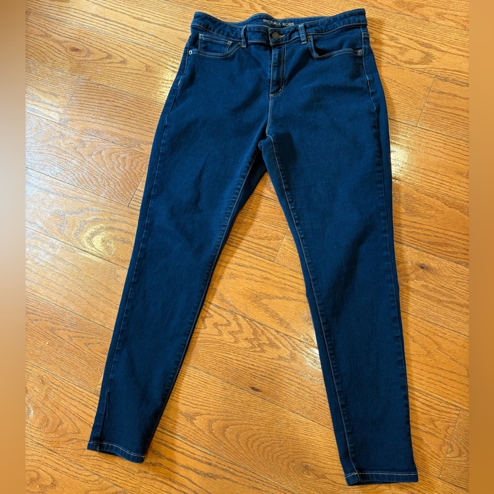 Michael Kors Women’s Dark Wash Skinny Jeans – Size 14